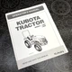 Operators Manual for Kubota L3200 L3800 Tractor Owners Maintenance Adjustments