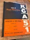 VINTAGE 1956 YALE & TOWNE KGA51 SERIES AUTOMATIC GAS FORKLIFT SERVICE MANUAL