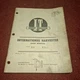I&T International Harvester 544,656,2544,2656 Tractors Shop Manual, 1970
