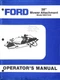 Ford 38" Mower Attachment Model 9607439 Operator's Manual SE4714 2/89