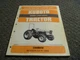 Kubota L305 & L305DT Tractor Illustrated Parts Catalog Manual xz