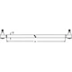 5165152 Fits Ford New Holland Tractor Tie Rod Assembly TL70 TL70A TL80 TL80