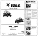 Bobcat 3400 3400XL Utility Vehicle Service Manual PDF