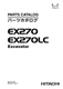 Hitachi EX270&nbsp;EX270LC excavator parts catalog manual