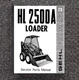 Service Parts Manual Fits Gehl HL 2500A Skid Loader