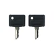 (2) Ignition Key For Crown Forklift Walkie Wave PE3000 - 107151-001, 089216-001