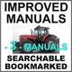 Massey Ferguson Series 8110 Tractor SERVICE MANUAL, OPERATOR, PARTS -3- MANUALS