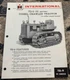 International Harvester TD-9 Crawler Tractor (Series 91) Brochure DCPA26 ver2