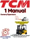 TCM FCG36N5 FORKLIFT OPERATOR OWNERS MANUAL PDF ON USB