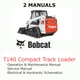 BOBCAT T140 TRACK LOADER MANUAL OPERATORS SERVICE REPAIR SHOP OWNERS PDF