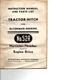 1946 INSTRUCTION MANUAL-TRACTOR HITCH-McCORMICK-DEERING No.52R-HARVESTER-THRESHE