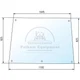Green Windscreen Glass for Landini 6880-13000 Siac Cab 3301875M3