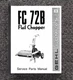 Flail Chopper Service Parts Manual Fits GEHL FC 72B FC72B 2204J