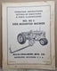 Allis Chalmers No. 80S Side Mounted Mower Operatings Instructions TM-209B