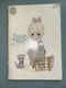 Vintage PRECIOUS MOMENTS Counted Cross Stitch Book THE LORD GIVETH PM-20 1986