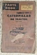 1964 Caterpillar D8 Tractor Direct Drive 36A1 to 36A3859 Inclusive Parts Book