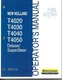 New Holland T4020 T4030 T4040 T4050 Deluxe super steer Tractor Operator's Manual