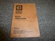 Caterpillar Cat 637D Tractor Scraper Parts Catalog Manual Book