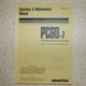 Komatsu PC60-7 Excavator Operation/Maintenance Manual owner operator crawler