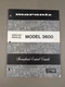 Marantz Model 3600 Stereophonic Control Console Service Manual D-585