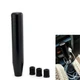 Black 18cm Lengthen Aluminum Car Manual Gear Knob Stick  Lever Kit