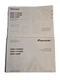 Original PIONEER  OWNER  MANUAL FOR  DMH-1700NEX / DMH-1770NEX     DMH-160BT
