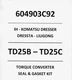604903C92 KIT - TORQUE CONV.  - IH - KOMATSU - DRESSER - DRESSTA&nbsp;- TD25B - TD25C