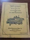 Allis Chalmers 60 All Crop Harvester Operating Part Manual TPL86F Serial 93799