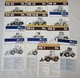 Lot of 13 Brochures Fiat Allis Wheel Loader FR10 FR15 FR20 745H-B 345B Circa 1980-1985