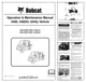 Bobcat 3400 3400XL Utility Vehicle Operation and Maintenance Manual AJNT AJNV...
