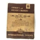 Vintage 1950 International Trucks Owners & Drivers Manual L-180 L-185 Models