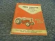 Ford Series 601D 801D Diesel Tractor Owner Operator Manual User Guide