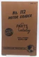 CAT Caterpillar MOTOR GRADER 112 Parts Catalog Book S/N: 82F1 -UP