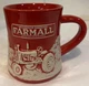 McCormick Farmall F-20 Tractor Raised Relief Diner Mug Ceramic 12 oz NIB