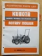Kubota Rotary Mower RCB60-I (E)  RCB60-IA (E) Illustrated Parts List Manual
