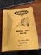 Operators Manual For Vermeer Model 605c Baler - Includes Parts List