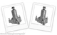 (2) New Craftsman SPINDLE ASSEMBLIES Deck Mandrels 1 PAIR 917.252500 917.252520