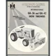 International Cub Cadet Tractor Snow Blower Thrower QA-36 QA-42 Owners Manual