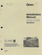 ONAN INSTALLATION MANUAL FOR BGE-BGEL GENSETS RV ELECTRIC GENERATING SET
