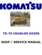 KOMATSU DRESSER TD-7E CRAWLER DOZER MANUAL SERVICE SHOP REPAIR PDF