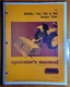 Woods T42 T50 T60 Rotary Tiller Owner's Operator's & Parts Manual F-7200 2/86