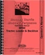 Massey Ferguson 60 Tractor Loader Backhoe Operators Manual