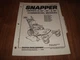 Vintage Snapper Parts Manual Series 2 32" 36" 48" Commercial Mowers 1989