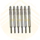 Engine Plug Glow Set for Isuzu 6SD1 6SD1T Hitachi EX300-3 EX330-5 Excavator 24V