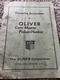 Oliver Corn Master Picker Husker Owners  Operating Instructions Original 1947