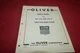 Oliver Tractor 316 316-A Tractor Gang Plow Parts Book Manual TBPA 