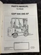 Yale Diesel Forklift GDP030AF GDP040AF Parts Manual Part no 524144914