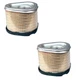 2-Pack Air Filters Fits Kohler CV11 CV12 Command CV 11-15 Engines