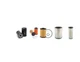 Filter Service Kit Fits CASE CX250 C Air Oil Fuel w/ISUZU AL-4HK1X Eng. YR2012-