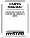 Hyster H400HD-EC H450HD-EC H450HDS-EC C214 Forklift Parts Catalog Manual PDF